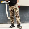 New Waterproof Camouflage Tactical War Game Cargo mens trousers Army military Active Ankle Length pants LJ201104