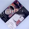 Esmalte hidratante hidratante Lip Glaze com flash fino combinação de pó 3D diamante brilho labial de alto brilho Mini traje