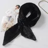 Sciarpa smussata reale da donna Collo caldo invernale Sciarpe tessute a mano su entrambi i lati 160 * 12 cm