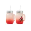 15oz Heat Transfer Wine Tumblers Sublimation Handle Water Cups DIY Outdoor Sports Drinking Bottles 8 Colors