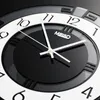 2020 Swing Acrílico Quartz Relógio silencioso com adesivo de parede Design moderno Pêndulo relógio relógios de sala de estar decoração 35cm y200407