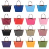Designer-New Nylon Beach Fashion Handväska Dead Oxford Shoulder Bags Kvinnors Vattentät Dumplings Vikbar Shopping Bag