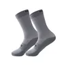 Nouvelle équipe de vélo Aero chaussettes sans couture anti-dérapant chaussettes de cyclisme chaussettes de vélo de route en plein air course vélo Compression Sport Sock208e