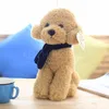 32 cm Teddy Dog Kids Toys fofo Bichon Dog Plush Doll Baby Toys Simulation Doll para meninas Presente de aniversário LJ201126