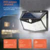 LED Solar Power Wall Light PIR Motion Sensor Outdoor Street Lamps 212 LED Lamp Motion Sensor Detector Garden Yard Wall Light