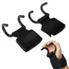 1 Paar Premium Sport Gewicht Lifting Hook Training Gym Pers Haak Dubbele Barbell Dumbbell Horizontale Bar Power-Training Riem Q0107