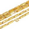 14K złoto wypełnione nie zniknie naszyjnik dla Unisex Fine Colgantes de Bizuteria Kolye Bijoux Femme Colgante Naszyjnik 14K Gold Jewelry Q0531
