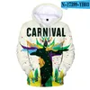 Mäns Hoodies Sweatshirts 2021 Brasilien Carnival 3D Print Hoodie Män Kvinnor Fashion Sweatshirt Toppar Höst Casual Pullover Kläder