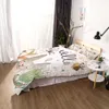 Miracille Cartoon Rabbit Kid Kid Sets Sets Home Beddingset Dzieci Duvet Cover Bedclothes 3 SZTUK Drop Shipping 201021