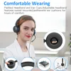 New Bee H360 3.5mm/USB Wired Telephone Headset Call Center Earphone On Ear Computer Headphone Volume Control with Mic