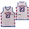 2020 Deparaul Blue Dämonen Basketball Jersey NCAA College 23 Bradshaw Weiß Alle genäht und Stickgröße S-3XL