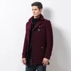 Plus Taille 2020 Smart Casual Hommes Manteaux Manteaux Mode Poches Robe d'hiver Manteau Nouveautés LJ201110