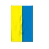 Ukraina Kraj National Flags 3'x5'ft 100D Poliester Gorąca sprzedaż Wysoka jakość na świeżym powietrzu z dwoma mosiądzami