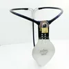 Dispositivi di castità Cintura di castità maschile Cintura di castità regolabile in acciaio inossidabile Pantaloni metallici Cage Lock #65