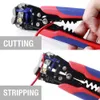 WORKPRO 8" Crimper Cable Cutter Automatic Wire Stripper Multifunction Pliers for Wire Stripping Crimping Terminal 0.2-6.0mm² Y200321