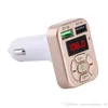 FMアダプターA9 Bluetooth Car Charger FM Transmitter with dual USB Adapter Hand MP3プレーヤーサポート電話用Univeral6746782