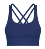 Cross Back Yoga Tank Sports Bra Wysoka siła bieganie Fitness Seksowne wstrząsowe wsparcie górne Kobiety bielizny Tops Gym Ubrania 1I25