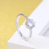 Verstellbarer Silber-Diamant-Kronenring für Damen, Braut, Verlobung, Ehering, Modeschmuck, Geschenk von Will und Sandy