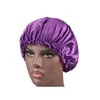 Nya elastiska kvinnor satin bonnet turban hatt huvudbonad kemo beanies silk donna s￶mn cap damer h￥r t￤cker wmtnkg turn