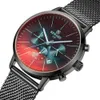 Neue Mode Uhr Männer Top Marke Luxus Chronograph Sport herren Uhr Farbe Helle Glas Uhr Wasserdicht Männer Armbanduhr T200815