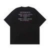 Übergroßes Vetements T-Shirt Herren Damen 1:1 Hochwertiges reflektierendes Vetements T-Shirt VTM Kurzarm R231221