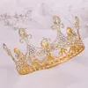 2021 Красивая принцесса Головные уборы Chic Bridal Tiaras Аксессуары Потрясающие Кристаллы Жемчужины Свадьба Tiaras и Crowns 12106