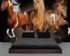 Galopando cavalo 3d papel de parede galopando cavalo forte pintado à mão pintado à mão pintura de óleo pintura de parede animal papel de parede