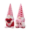 Feestelijke Gnomes Valentine Day Decorations Plush Mr. Mevr. Scandinavische Tomte Doll Valentines Gift Thuis Tafel Ornamenten XBJK2201