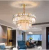 Modern Crystal lamps Chandelier For Living Room Luxury Round Gold Chandeliers Lighting Home Decoration LED Cristal