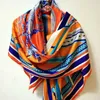 Femmes de soie en serre-Twill écharpe 130130 cm Design Euro Dot Colorful Printfly Print carré foulard de haute qualité Gift Fashion SHAWL 2014363192
