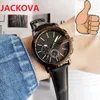 Hilfszifferblätter, Luxus-Designer, klassische Mode, Quarzuhr, 38 mm, Saphirglas, wasserdicht, automatisches Datum, Herren-Damen, Leder, Freizeit, Mode, Set-Schnecken-Armbanduhr