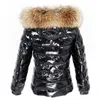Winter Jacket Women Real Fur Coat Parkas Duck Down Lining Coat Real Raccoon Fur Collar Warm Black Streetwear 201214