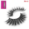 5Pair / Set Mink Eyelashes Eye Maquiagem Mink Lashes Soft Natural Densa Densa Eyelashes Eye Lash Extensão Ferramentas de Beleza