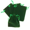 Flannelette Bag Drawstring 쥬얼리 천으로 웨딩 크리스마스에 대한 작은 포장 저장 가방 11 크기