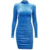 Sexy Bodycon mujer vendaje vestido invierno manga larga vestidos elegantes mujeres fiesta noche Club 2020 negro diseñador ropa 23316P