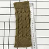 Frauen Winter Twist Crochet Gestrickte Hand Handschuhe für Frauen Kurze Arm Hülse Warme Halbe Finger Finger Handschuhe 2020 Neue handschuh