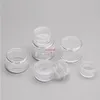 100 Stück 5 g Kunststoff-Topfglas, leerer Kosmetikbehälter mit Schraubdeckel für Creme-Proben-Make-up-Aufbewahrungsbox, Nail-Art-Lidschatten-Pulver, gutes Paket