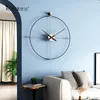 NEW Wrought Iron Wall Clock Home Decoration Office Large Wall Clocks Mounted Mute Watch European Modern Design Hanging Watches Z1207