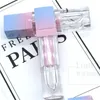 Fade Color Square Lipgloss Tube DIY ABS Plastics Empty Lip Glosses Container Labial Enamel Tubes Hot Sale 1 9ld L2