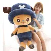 Big Size anime One Piece Chopper Plush Gevulde poppen speelgoed Kawaii Leuk Mooie zachte pluche speelgoed Kinderen Kilomen Gift Kinderen Verjaardag AA228050791