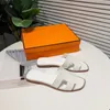 Klassiska män Kvinnor Sandaler Designe Shoes Slippers Snake Print Luxury Slide Summer Fashion Wide Sandals Slipper With Box Dust Bag 34-41