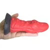 Nxy Dildos Anal Brinquedos Pênis Pénis Preto Vermelho Grosso Plug Masculino Convexo Point Manual Massagem Toy alternativo 0225