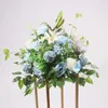 40 cm zijde pioenrozen rose hydrangea hortensia kunstbloem bal arrangement decor voor bruiloft achtergrond tafel t station bloemboeket