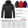 Outdoor T-Shirts Electric Heated Jackets USB Coat Long Sleeves 4 Areas Heating Hooded Warm Winter Thermal Clothing1