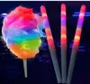 Nouveau Gadget 28 * 1.75CM Coloré LED Bâton Lumineux Flash Glow Cotton Candy Stick Clignotant Cône Pour Vocal Concerts Night Parties DHL