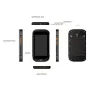 AGM A2 Smartphone de 40 polegadas IP68 Android à prova d'água Android 51 msm8909 Quad Core 2G RAM 16G ROM NFC 4G Phone celular9216872