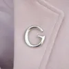 Exquisite Letter Brooch For Women Statement Designer Fashion Brooches Pins Jewelry Gift For Women Men