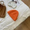 Beanie/Kafatası Kapakları Moda Koreli Örme Şapka Kadınlar Sonbahar Kış Sıcak Kapağı Mor Pembe Gri Turuncu Beyaz Beyaz Kara Şapkalar 1