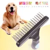 Vente en gros gros chiens chat toilettage nettoyage beauté griffe peigne or grand chien épilation peigne fournitures pour animaux de compagnie