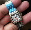 Top vente 2 styles super haute qualité mouvement à quartz japonais 22 mm 27 mm bordure en diamant 316 L montres de mode en acier pour femmes